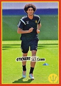 Sticker Marouane Fellaini 6 - Belgian Red Devils 2016 #Tousenfrance n. 157 - Panini