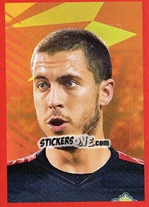 Cromo Eden Hazard 1 - Belgian Red Devils 2016 #Tousenfrance - Panini