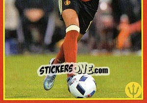 Sticker Kevin Mirallas 2 - Belgian Red Devils 2016 #Tousenfrance n. 165 - Panini