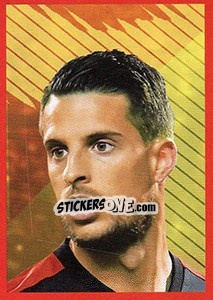 Sticker Kevin Mirallas 3 - Belgian Red Devils 2016 #Tousenfrance n. 166 - Panini