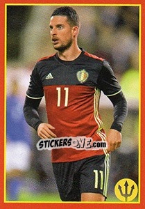 Sticker Kevin Mirallas 5 - Belgian Red Devils 2016 #Tousenfrance n. 168 - Panini