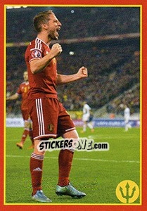 Sticker Dries Mertens 3 - Belgian Red Devils 2016 #Tousenfrance n. 172 - Panini