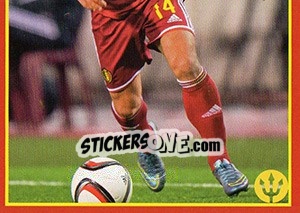 Sticker Dries Mertens 5 - Belgian Red Devils 2016 #Tousenfrance n. 174 - Panini