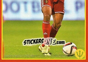 Sticker Mousa Dembélé 5 - Belgian Red Devils 2016 #Tousenfrance n. 180 - Panini