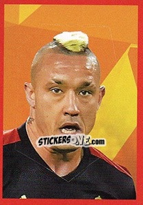 Sticker Radja Nainggolan 1 - Belgian Red Devils 2016 #Tousenfrance n. 182 - Panini