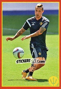 Cromo Radja Nainggolan 4 - Belgian Red Devils 2016 #Tousenfrance - Panini