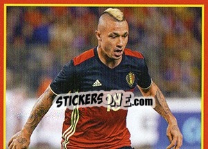 Sticker Radja Nainggolan 5 - Belgian Red Devils 2016 #Tousenfrance n. 186 - Panini