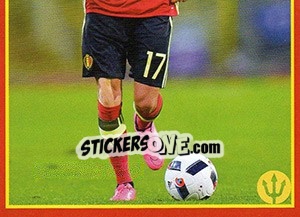 Sticker Yannick Carrasco 4 - Belgian Red Devils 2016 #Tousenfrance n. 191 - Panini
