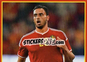 Sticker Nacer Chadli 4 - Belgian Red Devils 2016 #Tousenfrance n. 197 - Panini