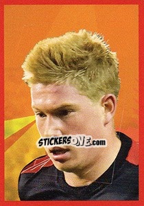 Sticker Kevin De Bruyne 2 - Belgian Red Devils 2016 #Tousenfrance n. 201 - Panini