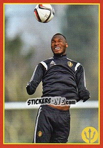 Sticker Christian Benteke 4 - Belgian Red Devils 2016 #Tousenfrance n. 209 - Panini