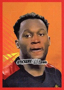 Sticker Romelu Lukaku 2 - Belgian Red Devils 2016 #Tousenfrance n. 225 - Panini