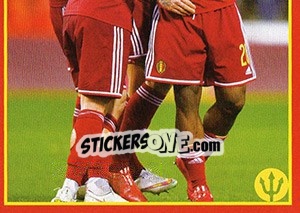 Sticker Figurina 232 - Belgian Red Devils 2016 #Tousenfrance n. 232 - Panini