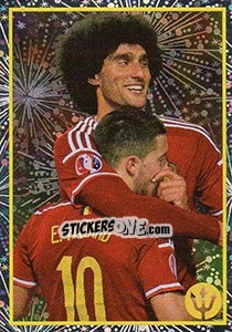 Sticker Figurina 233 - Belgian Red Devils 2016 #Tousenfrance n. 233 - Panini