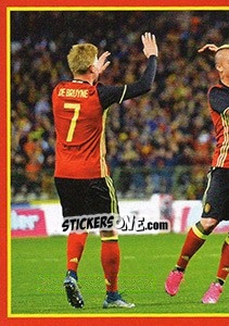 Figurina Figurina 245 - Belgian Red Devils 2016 #Tousenfrance - Panini