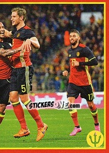 Sticker Figurina 246 - Belgian Red Devils 2016 #Tousenfrance n. 246 - Panini