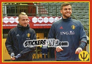 Sticker Figurina 247 - Belgian Red Devils 2016 #Tousenfrance - Panini