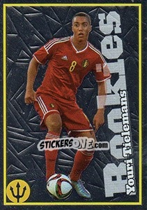 Sticker Youri Tielemans - Belgian Red Devils 2016 #Tousenfrance n. 269 - Panini