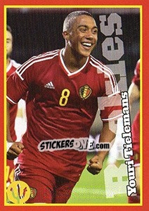 Sticker Youri Tielemans - Belgian Red Devils 2016 #Tousenfrance n. 270 - Panini