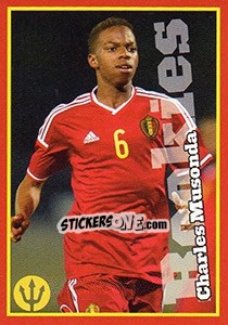 Sticker Charles Musonda - Belgian Red Devils 2016 #Tousenfrance n. 276 - Panini