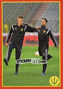 Sticker Figurina 280 - Belgian Red Devils 2016 #Tousenfrance n. 280 - Panini