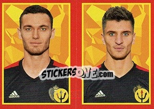 Sticker Vermaelen / Meunier - Belgian Red Devils 2016 #Tousenfrance n. 294 - Panini