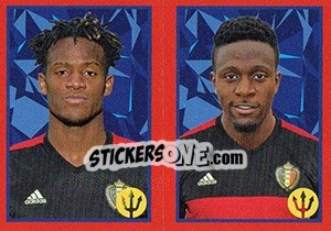 Sticker Batshuayi / Origi - Belgian Red Devils 2016 #Tousenfrance n. 301 - Panini