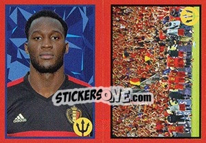 Sticker Lukaku - Equipe - Belgian Red Devils 2016 #Tousenfrance n. 302 - Panini