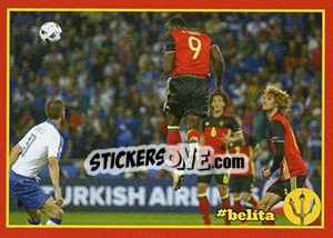 Sticker Figurina X2 - Belgian Red Devils 2016 #Tousenfrance - Panini