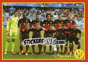 Sticker Figurina X3 - Belgian Red Devils 2016 #Tousenfrance n. X3 - Panini