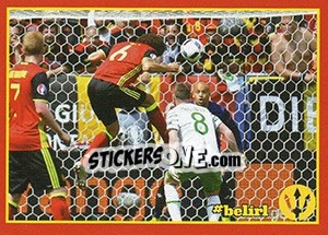 Sticker Figurina X5 - Belgian Red Devils 2016 #Tousenfrance n. X5 - Panini