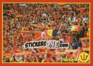 Sticker Figurina X8 - Belgian Red Devils 2016 #Tousenfrance n. X8 - Panini