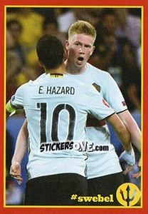 Sticker Figurina X11 - Belgian Red Devils 2016 #Tousenfrance n. X11 - Panini