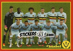 Sticker Figurina X12 - Belgian Red Devils 2016 #Tousenfrance - Panini