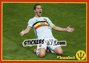 Cromo Figurina X16 - Belgian Red Devils 2016 #Tousenfrance n. X16 - Panini