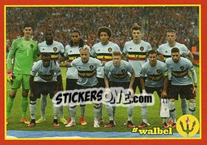 Sticker Figurina X18 - Belgian Red Devils 2016 #Tousenfrance n. X18 - Panini
