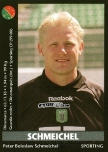 Sticker Schmeichel - Futebol 2000-2001 n. 1 - Panini