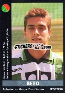 Sticker Beto - Futebol 2000-2001 - Panini