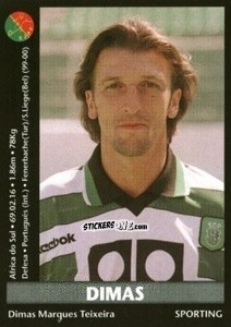 Sticker Dimas - Futebol 2000-2001 n. 4 - Panini