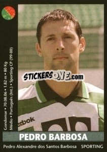 Sticker Pedro Barbosa - Futebol 2000-2001 - Panini