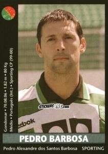 Sticker Pedro Barbosa - Futebol 2000-2001 n. 10 - Panini