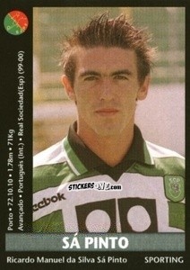 Sticker Sa Pinto - Futebol 2000-2001 n. 11 - Panini