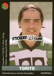 Sticker Tonito - Futebol 2000-2001 - Panini
