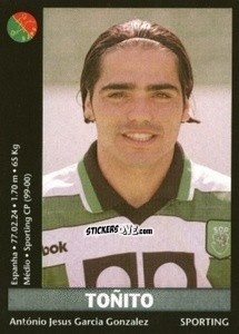 Sticker Tonito - Futebol 2000-2001 n. 12 - Panini