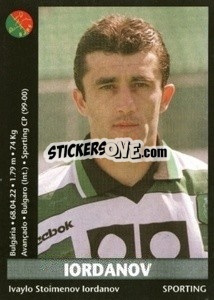 Cromo Iordanov - Futebol 2000-2001 - Panini