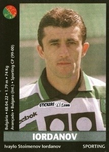 Cromo Iordanov - Futebol 2000-2001 - Panini