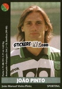 Sticker Joao Pinto - Futebol 2000-2001 - Panini