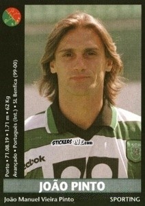 Sticker Joao Pinto - Futebol 2000-2001 n. 16 - Panini
