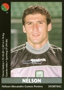 Sticker Nelson - Futebol 2000-2001 n. 18 - Panini