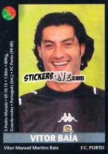 Figurina Vitor Baia - Futebol 2000-2001 - Panini